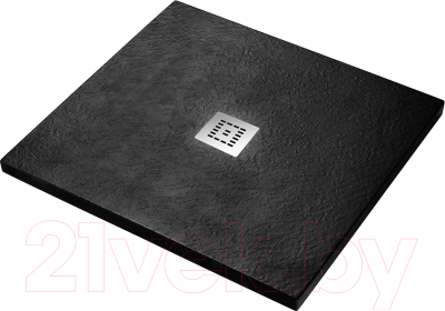 Душевой поддон BelBagno TRAY-MR-UNO-A-90-35-NERO - фото