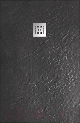 Душевой поддон BelBagno TRAY-MR-UNO-AH-120/80-35-NERO - фото