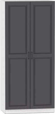 Шкаф Интермебель Марсель 580 / МР-08-B2 (графит софт)