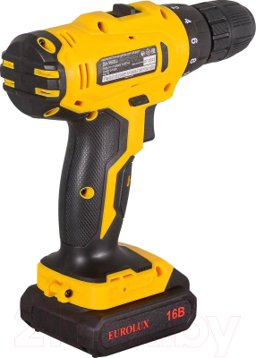 Аккумуляторная дрель-шуруповерт EUROLUX ДА-16/2Li (72/14/51)