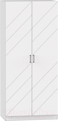 Шкаф Интермебель Марсель 580 / МР-09-MN (белый софт) - фото