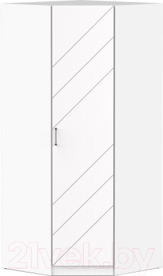 Шкаф Интермебель Марсель / МР-10-MN (белый софт) - фото