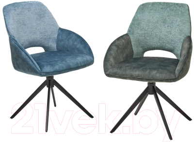 Стул M-City Berries / 621M05243 (зеленый Loris-39/темно-зеленый 7525-156/черный)