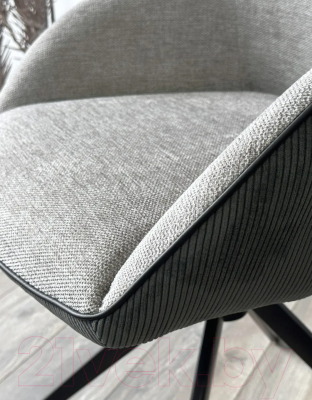 Стул M-City Tornado / 621M05245 (cерый Brego-07/темно-серый Modern-454/черный)