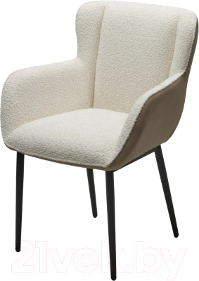 Стул M-City Volcano / 621M05250 (белый Wales-101/светло-бежевый Maison 09/черный) - фото