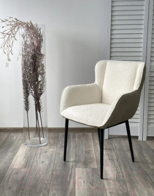 Стул M-City Volcano / 621M05250 (белый Wales-101/светло-бежевый Maison 09/черный)