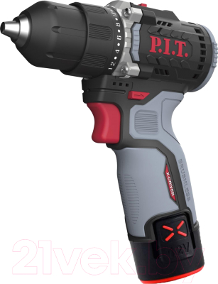 Аккумуляторная дрель-шуруповерт P.I.T PBM12K-10B/1 - фото
