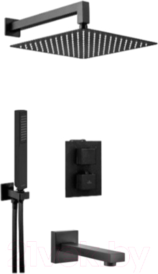 Душевая система со смесителем Deante Thermo Nero-1T - фото