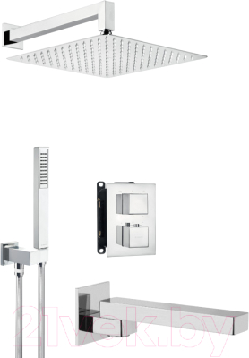 Душевая система со смесителем Deante Thermo-2T - фото