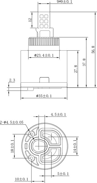 Картридж для смесителя Esko CRT 35 Low