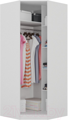 Шкаф Интермебель Марсель / МР-10-MN (луна софт)