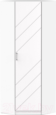 Шкаф Интермебель Марсель / МР-11-MN (белый софт) - фото