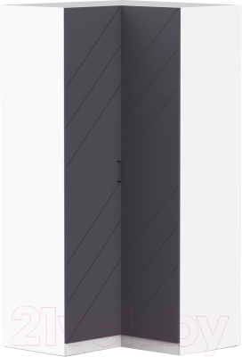 Шкаф Интермебель Марсель / МР-12-MN (графит софт) - фото