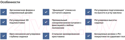 Кресло офисное Chairman 535 Lux (черный/черный)