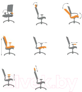 Кресло офисное Chairman 535 Lux (черный/черный)