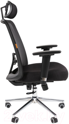 Кресло офисное Chairman 535 Lux (черный/черный)