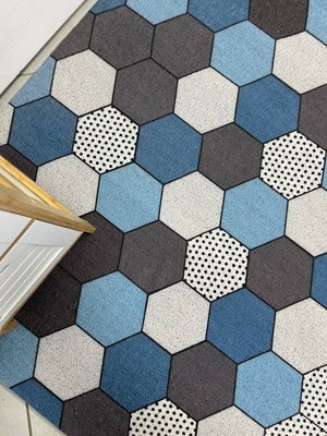 Коврик грязезащитный Евроковрик №25к 110x120