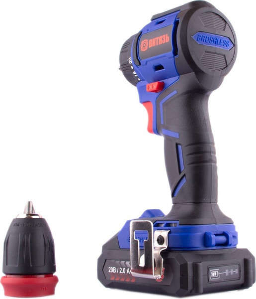 Аккумуляторная дрель-шуруповерт ВИТЯЗЬ ДА-520-10БСП