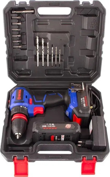 Аккумуляторная дрель-шуруповерт ВИТЯЗЬ ДА-520-10БСП