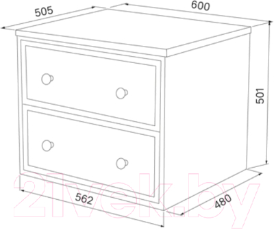 Тумба под умывальник IDDIS Torr TOR60DBi95