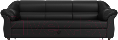 Диван Лига Диванов Карнелла / 29488 (экокожа черный)
