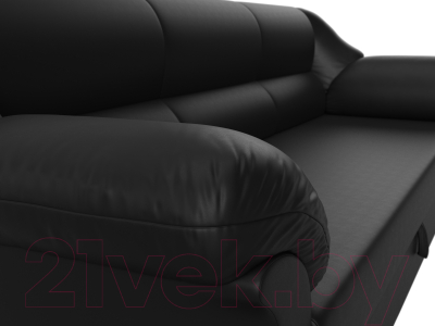 Диван Лига Диванов Карнелла / 29488 (экокожа черный)