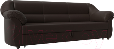 Диван Лига Диванов Карнелла / 29490 (экокожа коричневый) - фото