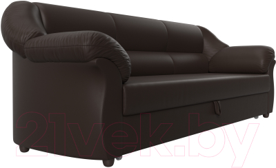Диван Лига Диванов Карнелла / 29490 (экокожа коричневый)