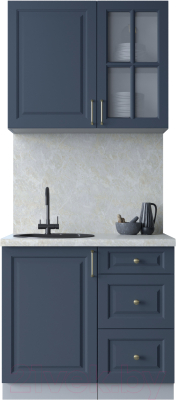 Готовая кухня Интерлиния Мила Шато 0.9А - фото