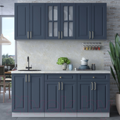 Готовая кухня Интерлиния Мила Шато 1.8А