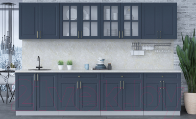 Готовая кухня Интерлиния Мила Шато 3.1А