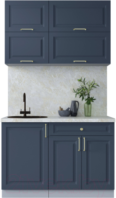 Готовая кухня Интерлиния Мила Шато 1.2Б - фото