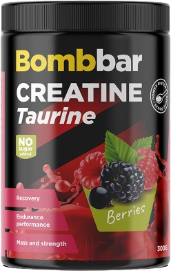 Креатин Bombbar Лесные ягоды + таурин - фото