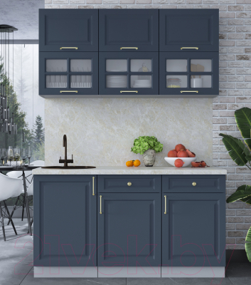 Готовая кухня Интерлиния Мила Шато 1.5Б