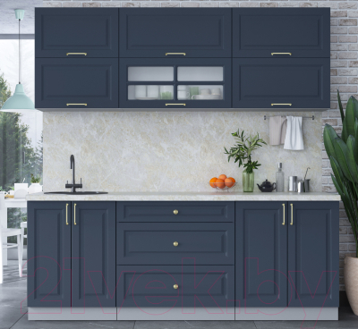 Готовая кухня Интерлиния Мила Шато 2.1Б