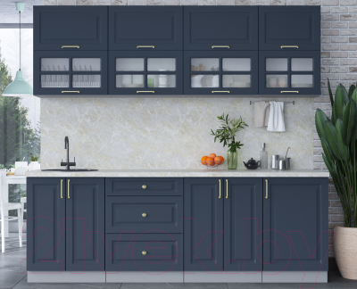 Готовая кухня Интерлиния Мила Шато 2.3Б