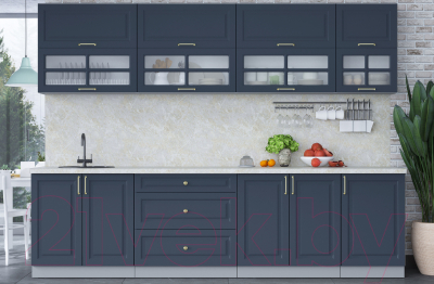 Готовая кухня Интерлиния Мила Шато 2.9Б