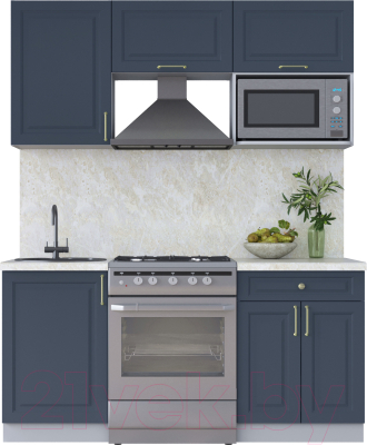 Готовая кухня Интерлиния Мила Шато 1.7В - фото