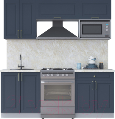 Готовая кухня Интерлиния Мила Шато 2.0В - фото