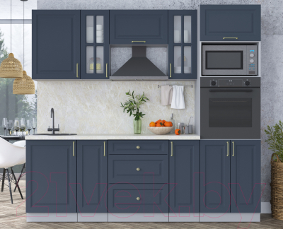 Готовая кухня Интерлиния Мила Шато 2.3В