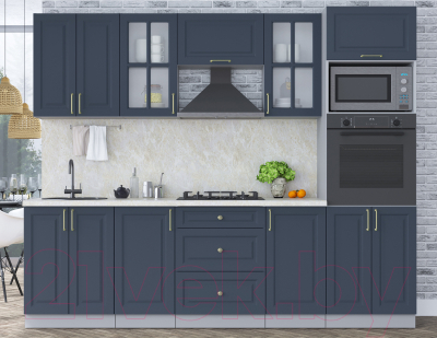 Готовая кухня Интерлиния Мила Шато 2.6В