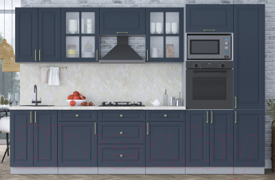 Готовая кухня Интерлиния Мила Шато 3.2В