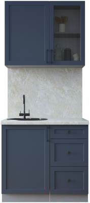 Готовая кухня Интерлиния Тренд 0.9А - фото