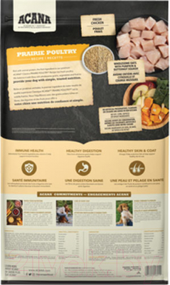 Сухой корм для собак Acana Prairie Poultry Recipe (9.7кг)