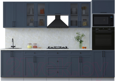 Готовая кухня Интерлиния Тренд 3.0В - фото