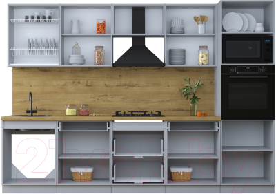 Готовая кухня Интерлиния Тренд 3.0В