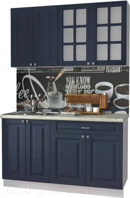 Кухонный гарнитур Интерлиния Мила Деко 1.4А - фото