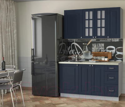 Кухонный гарнитур Интерлиния Мила Деко 1.6Б