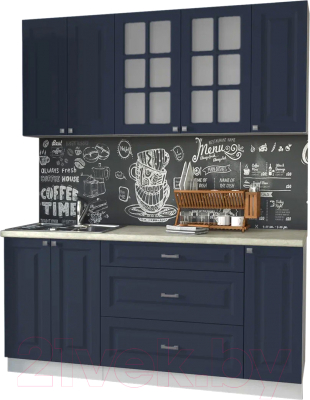 Кухонный гарнитур Интерлиния Мила Деко 1.7Б - фото