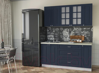 Кухонный гарнитур Интерлиния Мила Деко 1.7Б